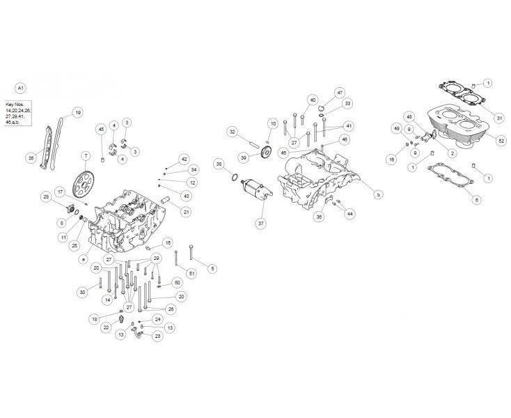 ENGINE CRANKCASE/CYLINDER INTERCEPTOR 650
