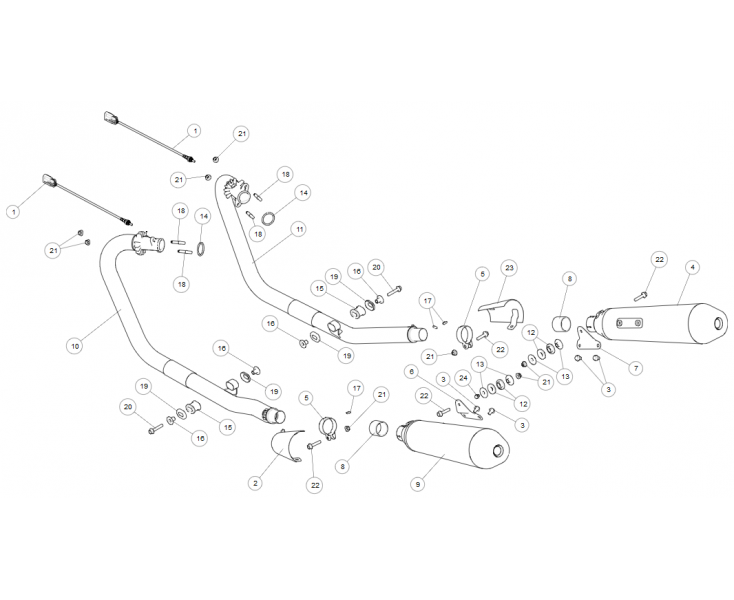 EXHAUST INTERCEPTOR 650