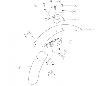 FRONT FENDER CONTINENTAL GT 650