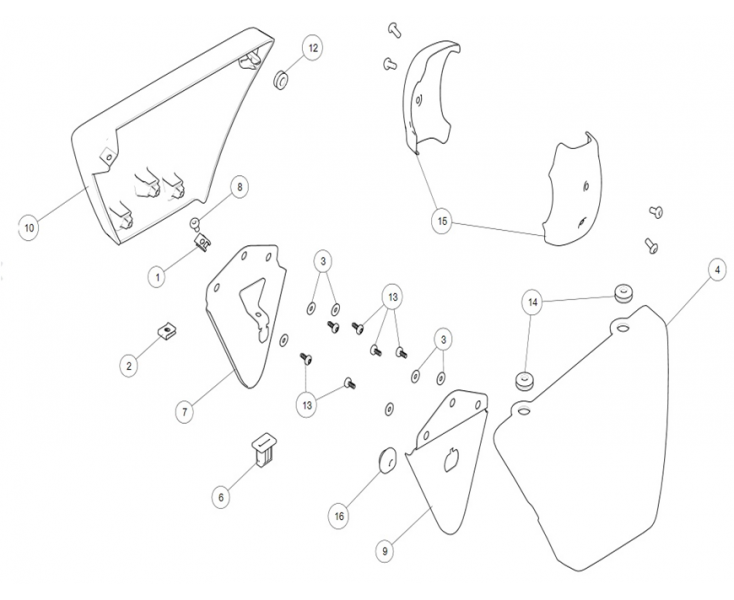 SIDE COVERS CONTINENTAL GT 650