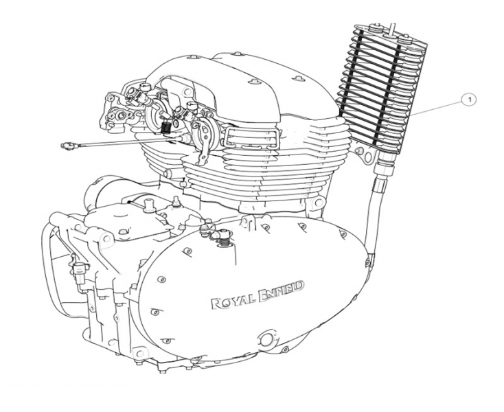 ENGINE CONTINENTAL GT 650