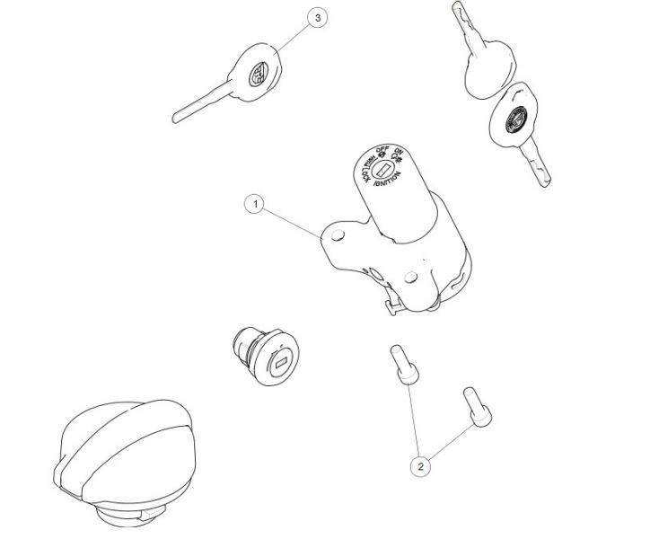 LOCK KIT CONTINENTAL GT 650