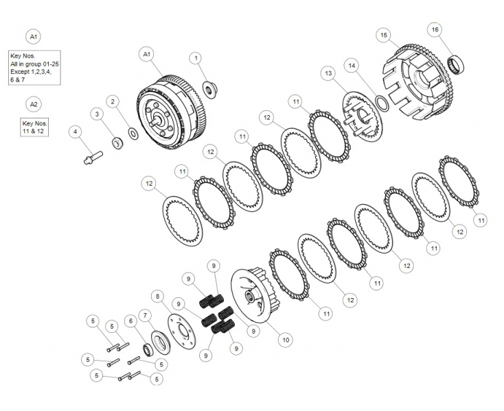 CLUTCH CONTINENTAL GT 535 (E3)