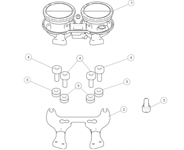INSTRUMENT CLUSTER CONTINENTAL GT 535 (E3)