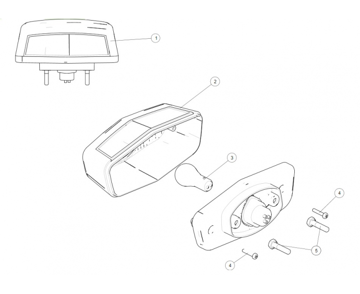 REAR LIGHT CONTINENTAL GT 535 (E3)