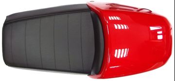 Afbeeldingen van DUEL SEAT WITH RED COVER
