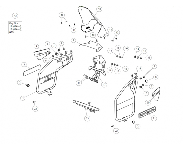 WINDSCREEN / PROTECTION HIMALAYAN
