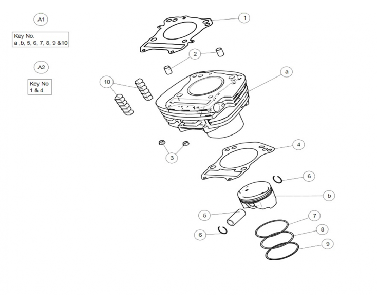 CYLINDER / PISTON HIMALAYAN