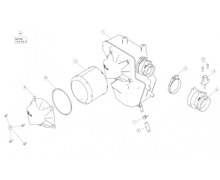 AIR FILTER BOX CONTINENTAL 535 (E4)