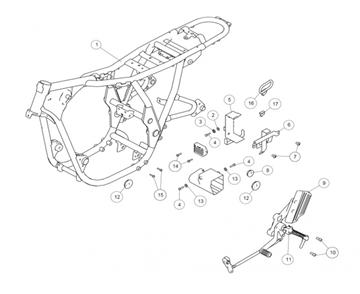 FRAME 1 CONTINENTAL GT 535 (E4)