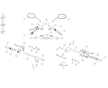 HANDLEBAR ASSY CONTINENTAL 535 (E4)