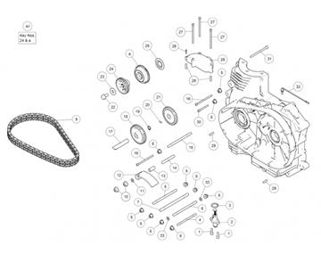 PRIMARY CHAIN CONTINENTAL GT 535 (E4)