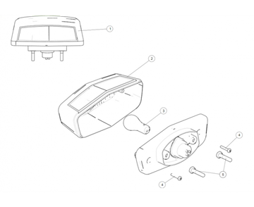 REAR LIGHT CONTINENTAL GT 535 (E4)