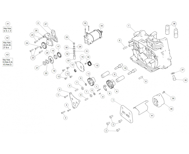 OIL PUMP/STARTER CLASSIC 500 (E4)