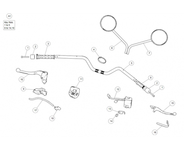HANDLEBAR ASSY CLASSIC 500 (E4)