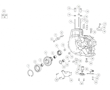RIGHT ENGINE HOUSING ASSY CLASSIC 500 (E4)