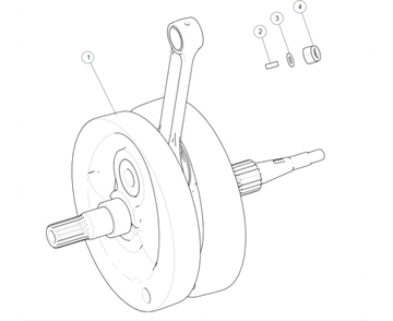 CRANKSHAFT CLASSIC 500 (E3)