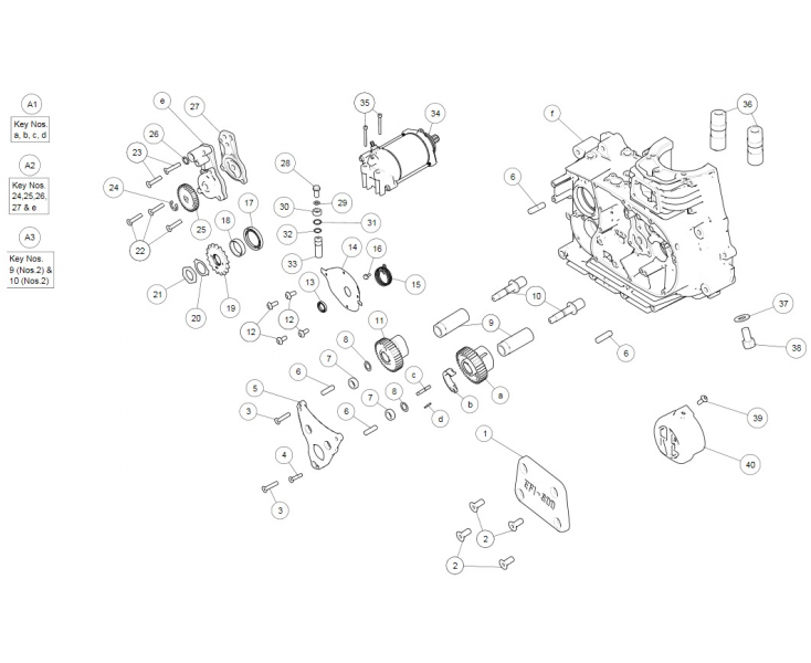 OIL PUMP/STARTER CLASSIC 500 (E3)