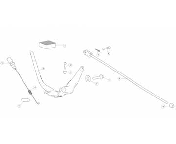 BRAKE PEDAL CLASSIC 500 (E3)