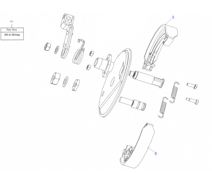 REAR BRAKE CLASSIC 500 (E3)