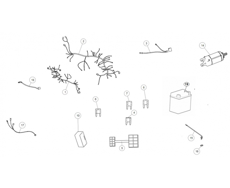 ELECTRICAL HARNESS CLASSIC 500 (E3)