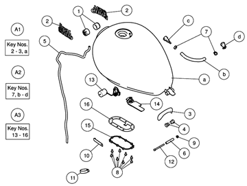 FUEL TANK METEOR 350
