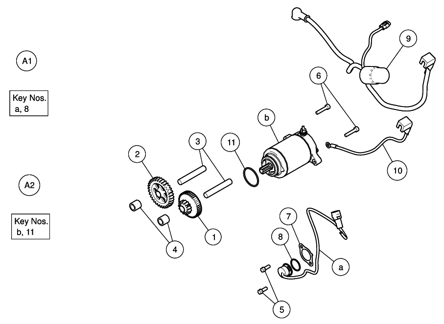STARTER / STARTER RELAY METEOR 350