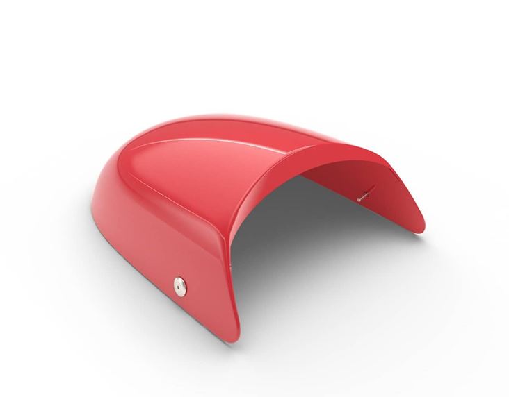 Afbeelding van DUAL SEAT COWL ROCKER RED