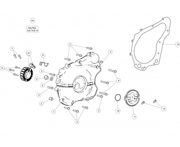 IGNITION CASE STATOR HIMALAYAN (E5)