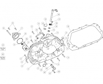 CLUTCH COVER OIL FILTER HIMALAYAN (E5)