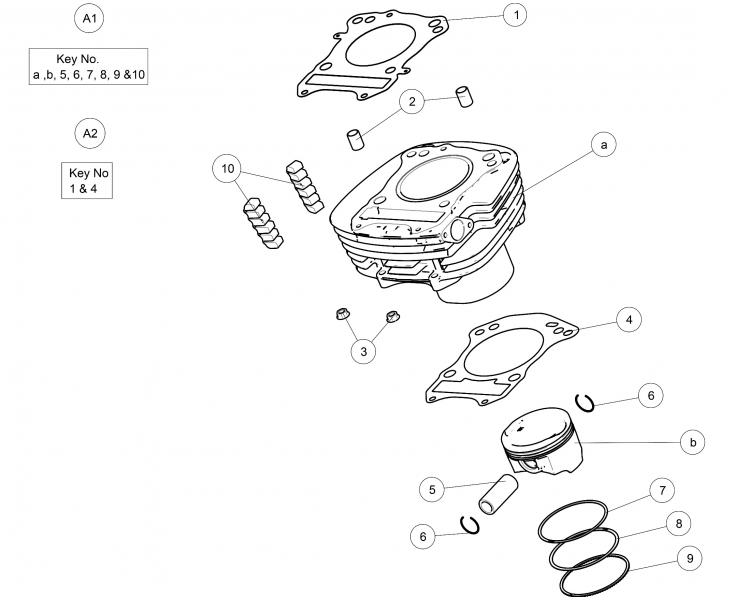 CILINDER PISTON HIMALAYAN (E5)