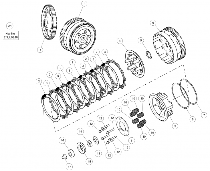 CLUTCH HIMALAYAN (E5)